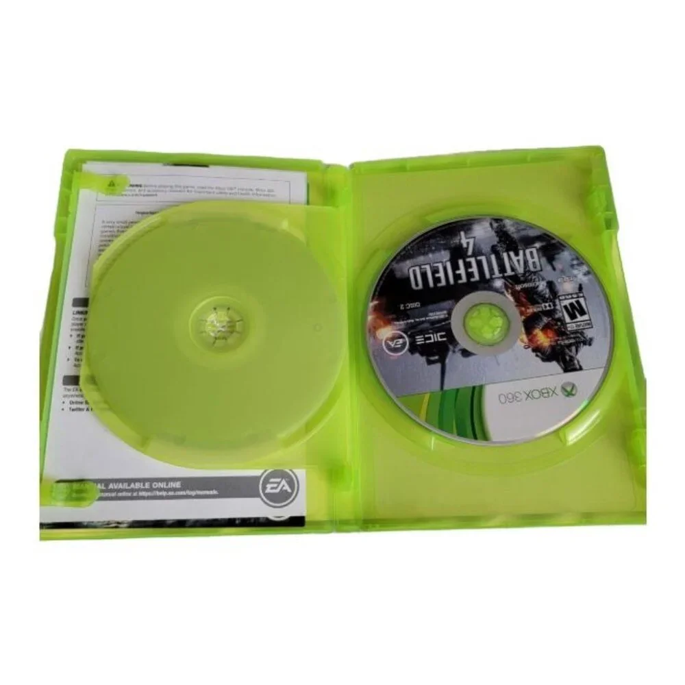 Battlefield 4 Xbox 360 Video Game 2 Disc Includes Case Expansion Pack No Manual
